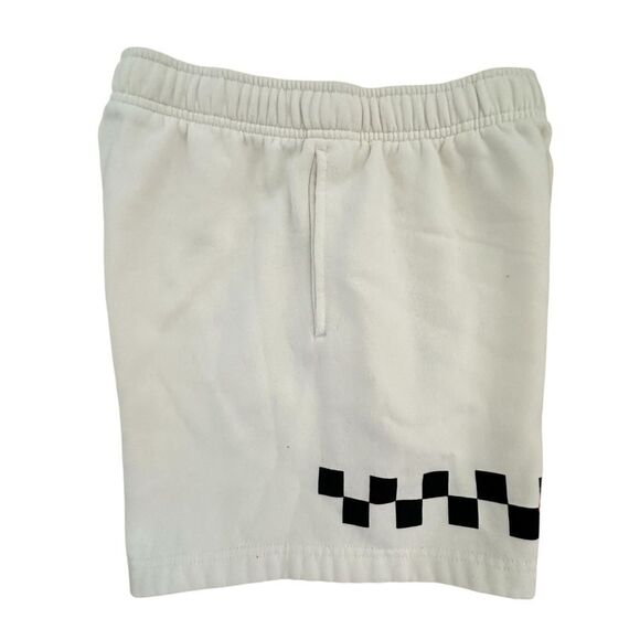 PAC Sun + Formula 1 ~ ivory fleece shorts w/ side pockets ~ size XS - Picture 3 of 10